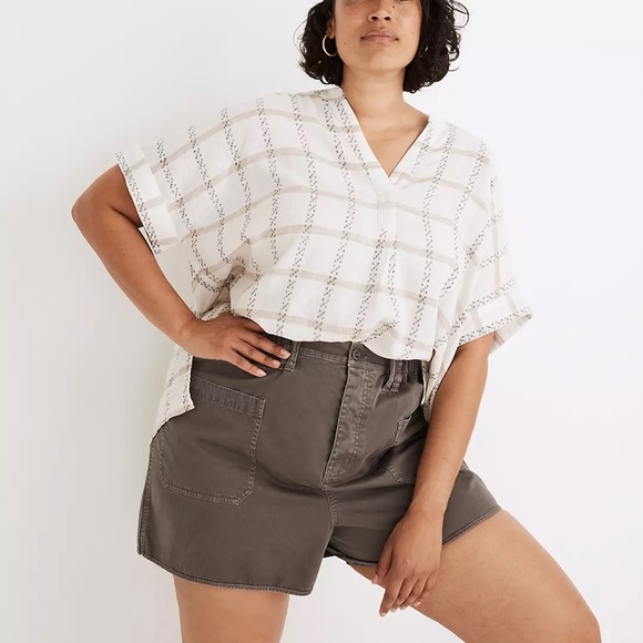 Madewell Belclaire Pull On Shorts High Rise Size XXL - Picture 6 of 8